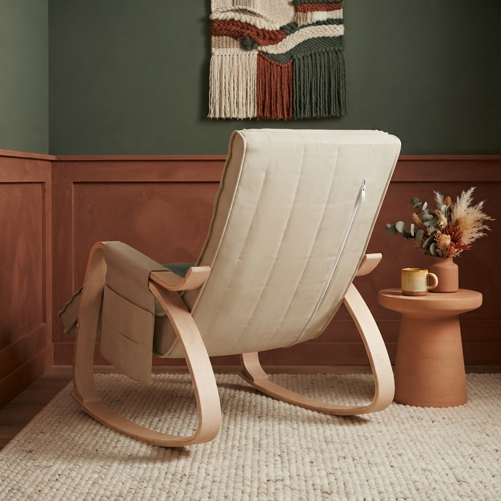 Songe | Fauteuil à bascule tissu