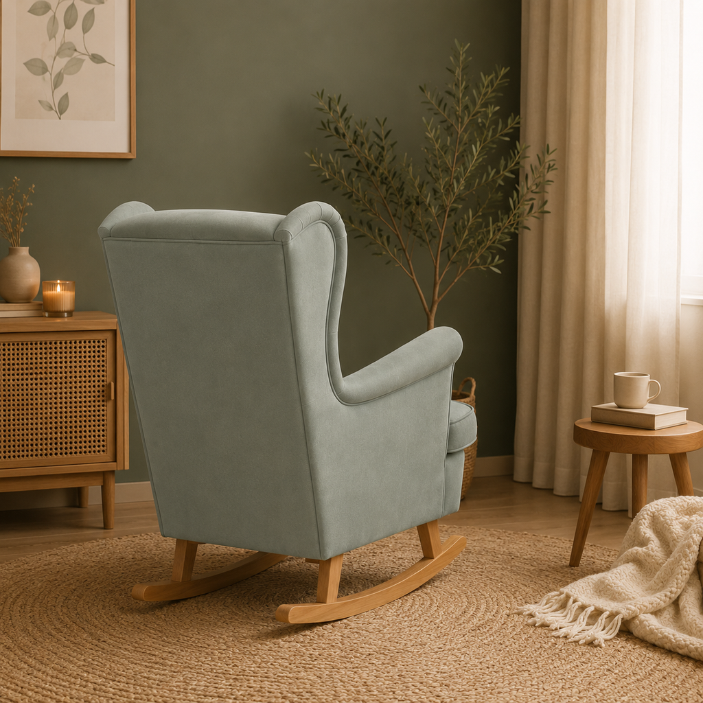 Douceur | Fauteuil à bascule velours