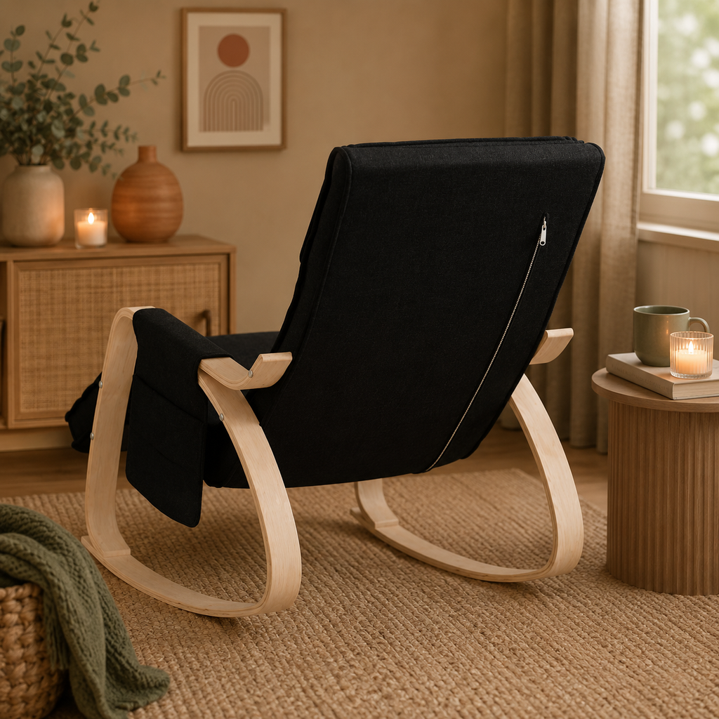 Songe | Fauteuil à bascule tissu