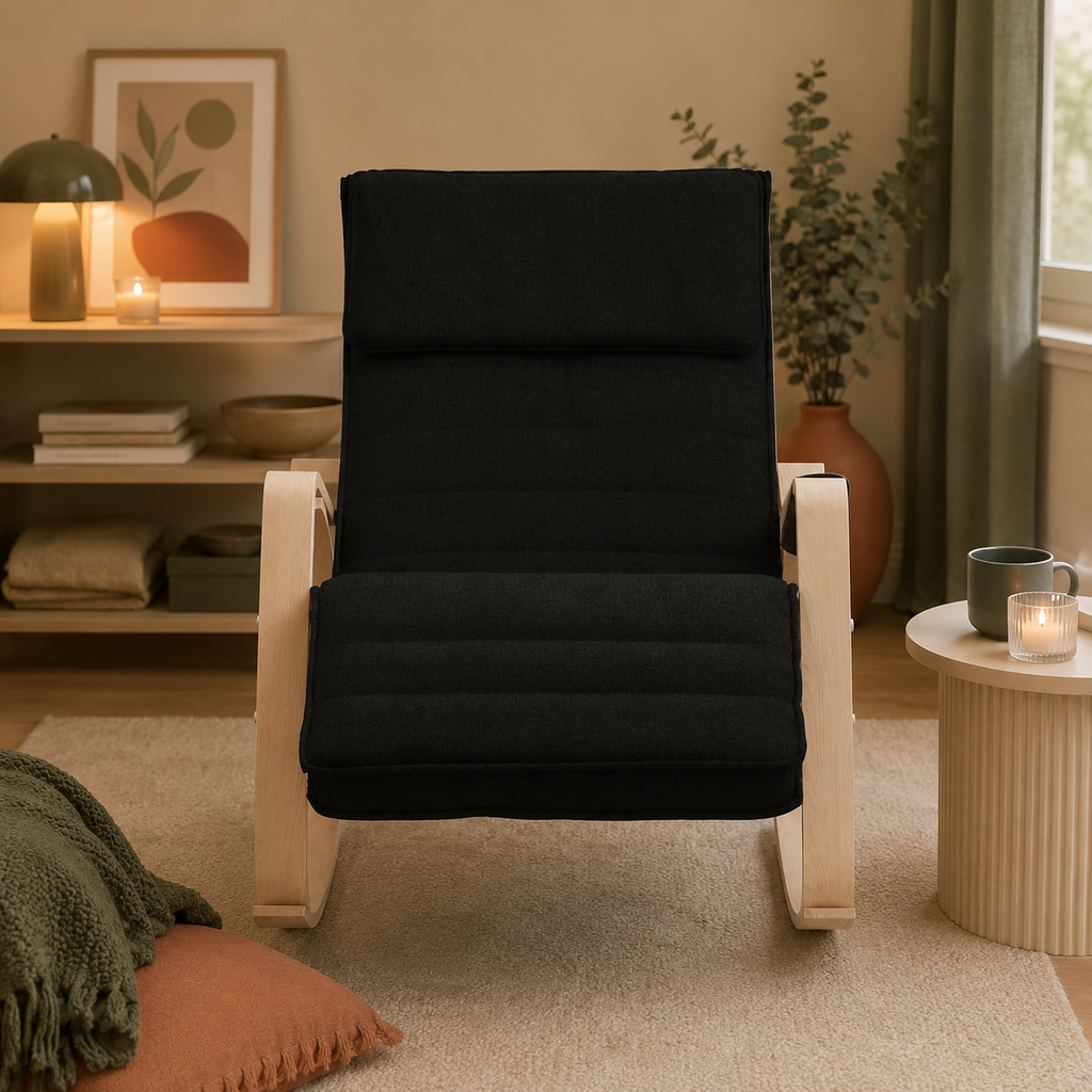 Songe | Fauteuil à bascule tissu