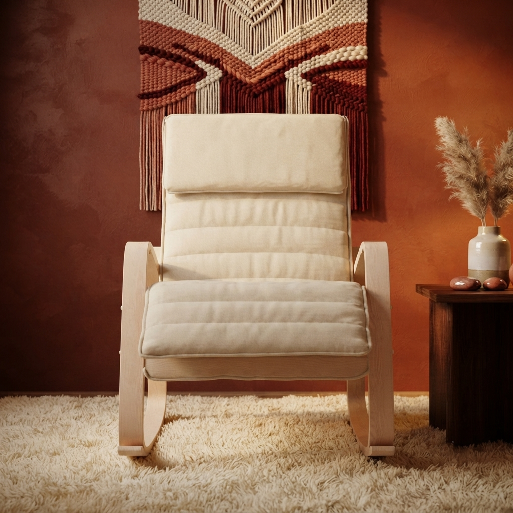 Songe | Fauteuil à bascule tissu